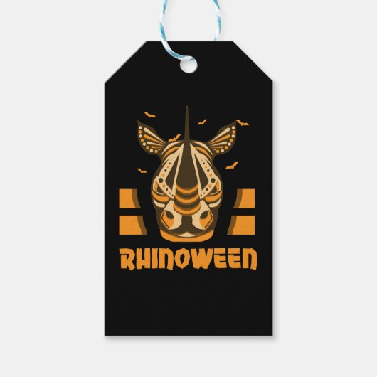 Safari Afrika serengeti wilde dieren halloween neu Cadeaulabel (Voorkant)