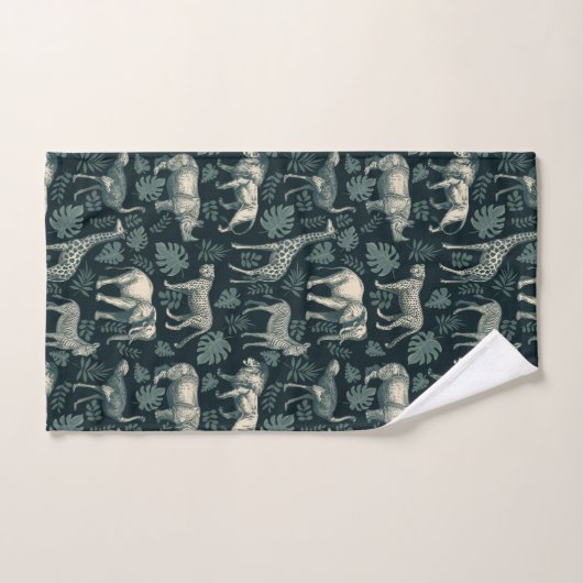  Safari Afrikaanse dieren Bad Handdoek (Handdoek)