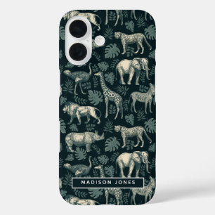 Safari Afrikaanse dieren iPhone 16 Hoesje