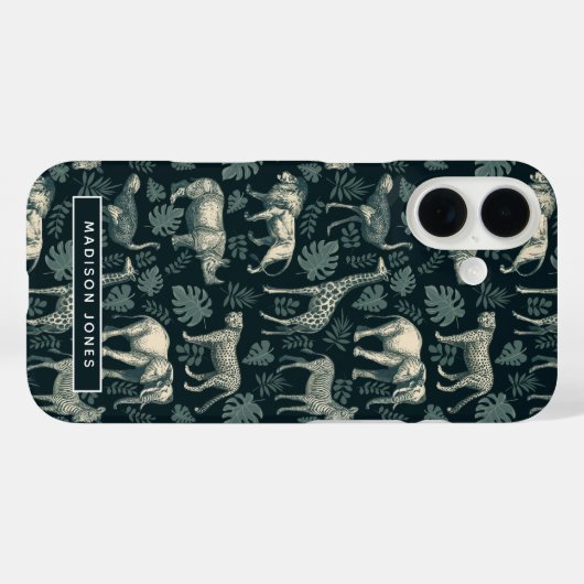 Safari Afrikaanse dieren Case-Mate iPhone Case (Achterkant (horizontaal))