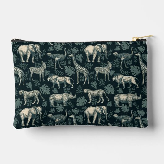  Safari Afrikaanse dieren Etui (Achterkant)