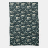 Safari Afrikaanse dieren keukenhanddoek (Verticaal)