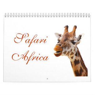 Safari Afrikaanse Jungle Bestemming Dieren Kalender