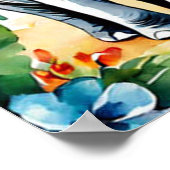 Safari Afrikaanse olifanten familie, Baby olifant Poster (Hoek)