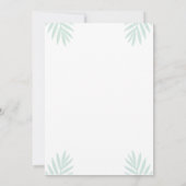 Safari Animal 1e verjaardag Kaart (Achterkant)