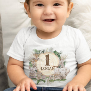 Safari Animal Babies Oerwoud Baby Leeftijd Toddler Kinder Shirts