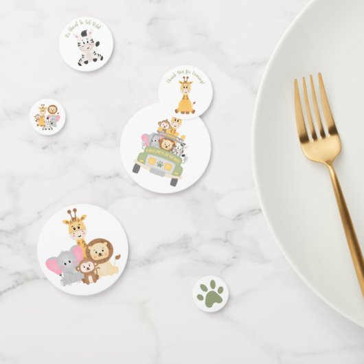 Safari Animal Baby shower Confetti (Groep)