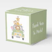 Safari Animal Baby shower dank u Bedankdoosjes (Voorkant Zijde)