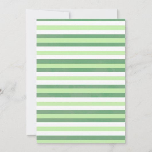 Safari Animal Baby shower Invitation Greenery Kaart (Achterkant)