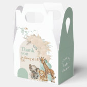 Safari animal Boho Oh Boy Baby shower Bedankdoosjes (Geopend)