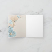 Safari animal Boho Oh Boy Baby shower Bedankkaart (Binnen)