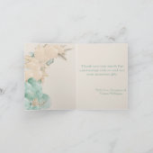 Safari animal Boho Oh Boy Baby shower Bedankkaart (Binnen)