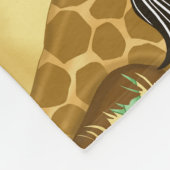 Safari Animal Flannel Blanket Fleece Deken (Hoek)