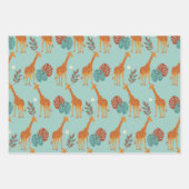 Safari Animal, Giraffe Print Gift Pattern, Giraffe Inpakpapier Vel (Voorkant 2)