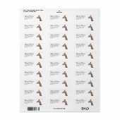 Safari Animal Giraffe Return Address Label (Full Sheet)