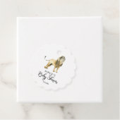 Safari Animal Lion Baby shower dank u Bedankjes Labels (In situ)
