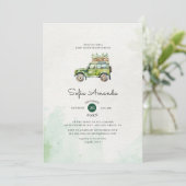 Safari Animal Nursery Baby shower Kaart (Staand voorkant)