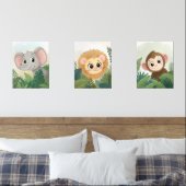 Safari Animal Nursery Decor Neutraal Geslacht Set (Slaapkamer)