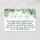 Safari Animal Oerwoud Green & Gold boy book Informatiekaartje (Voorkant)