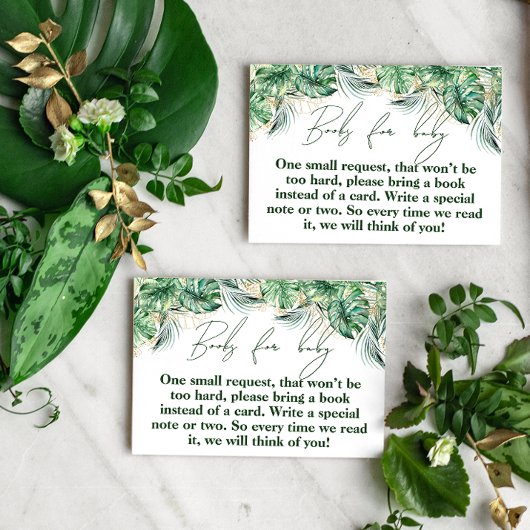 Safari Animal Oerwoud Green & Gold boy book Informatiekaartje