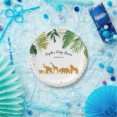 Safari Animal Party Paper-Borden Papieren Bordje (Feest)