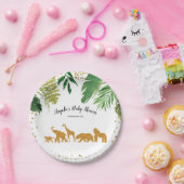Safari Animal Party Paper-Borden Papieren Bordje (Feest)
