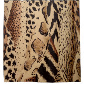 Safari Animal Print Shower Curtain Douchegordijn (Voorkant)