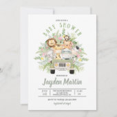 SAFARI ANIMAL SHOWER, BABY SHOWER, DIERENSCHOUDER (Voorkant)