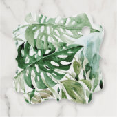 Safari Animal Sloth Baby shower Dank u Bedankjes Labels (Achterkant)