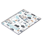 Safari Animal Train Parade Aangepast Notitieboek (Linkerzijde)