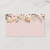 Safari Animal Tropical Floral Girl Books for Baby Informatiekaartje (Achterkant)