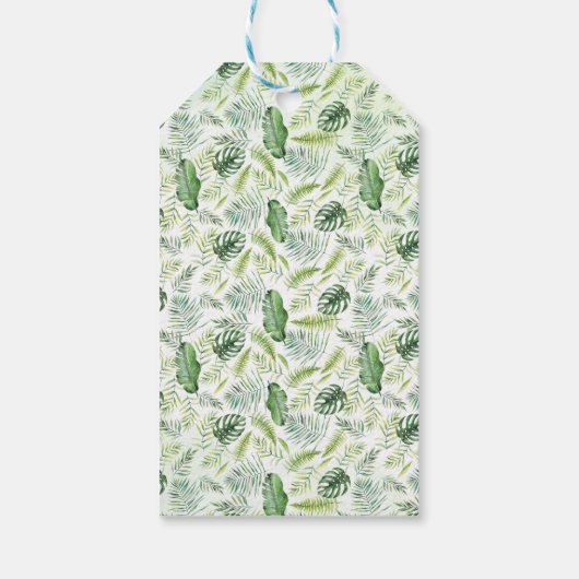 Safari Animal Tropical Oerwoud Baby shower Favor Cadeaulabel (Achterkant)