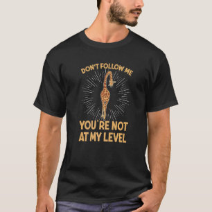 Safari Animal voor een Giraffe ventilator T-shirt