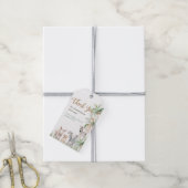 Safari Animal Wild One Baby Boy Shower Cadeaulabel (Met Touw)