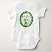 Safari animals baby bodysuit (Achterkant)
