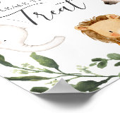 Safari Animals Baby shower Baby's zijn zoete gebar Poster (Hoek)