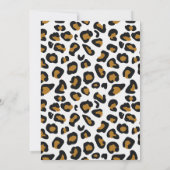 Safari Animals Baby shower Bedankkaart (Achterkant)