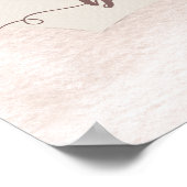 Safari Animals Baby shower Boho Welcome Foam Board Poster (Hoek)