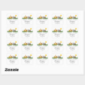 Safari Animals Baby shower Classic Round Sticker (Vel)
