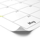 Safari animals baby shower due date gaming poster (Hoek)