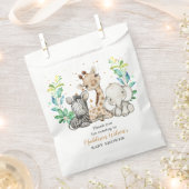 Safari Animals Baby shower Favor Bag Bedankzakje (Geknipt)