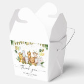 Safari Animals Baby shower Favoriet Box Bedankdoosjes (Geopend)