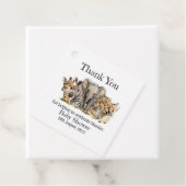 Safari Animals Baby shower Hartelijk dank Bedankjes Labels (In situ)