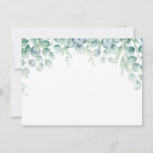 Safari Animals Baby shower Hartelijk dank Bedankkaart (Achterkant)