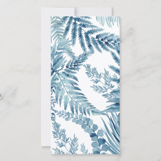 Safari Animals Baby shower I Verjaardag Bedankkaart (Achterkant)