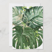 Safari Animals Baby shower Invitation Boy Kaart (Achterkant)