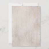 Safari Animals Baby Shower Invitation Kaart (Achterkant)