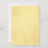 Safari Animals Baby shower Kaart (Achterkant)