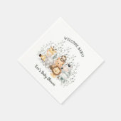 Safari Animals Baby shower Napkins Servet (Hoek)