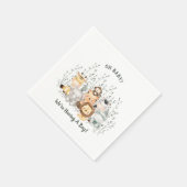 Safari Animals Baby shower Napkins Servet (Hoek)
